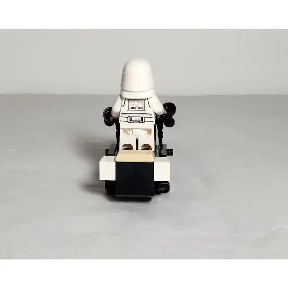 Lego Star Wars Snowtrooper Minifigure With Speeder Bike VG+ - Picture 4 of 7